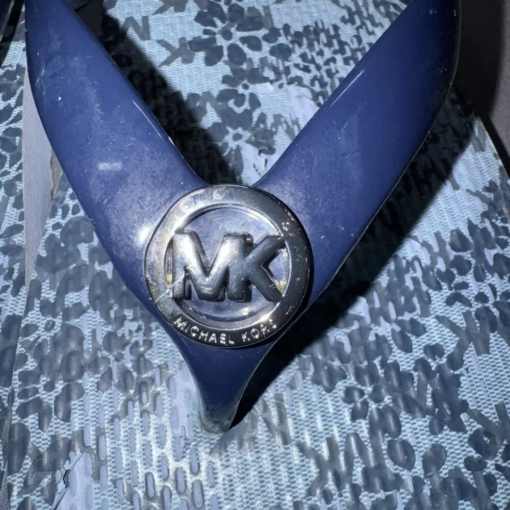 Michael Kors Jet Set Flip Flops Sandals Women’s Size 8M RX19L